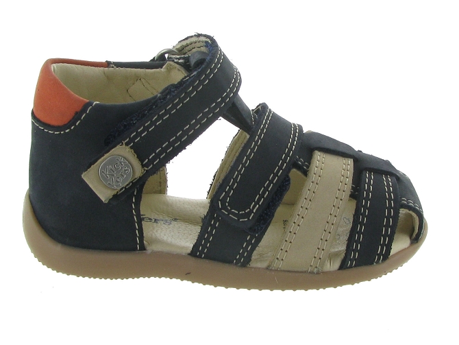 pre marche du 16 au 23 -  - bebe garcon - Toile Jean - Bleu - Kickers5567301_2