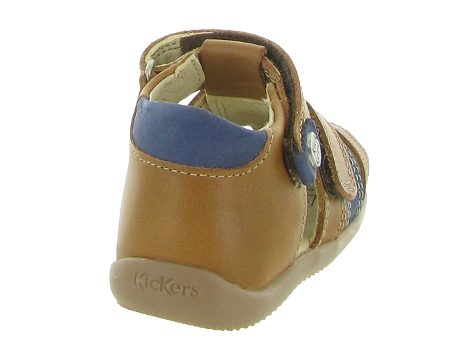 pre marche du 16 au 23 -  - bebe garcon - Toile Jean - Marron - Kickers5567302_5