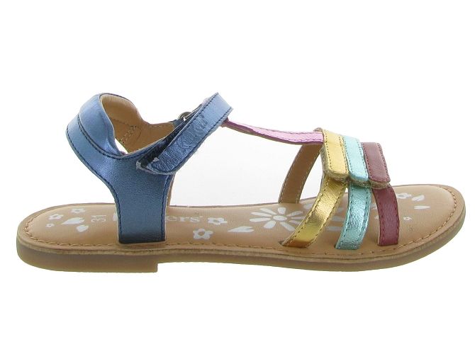 sandales et nu pieds -  - junior fille - Cuir - Bleu - Kickers5567904_2