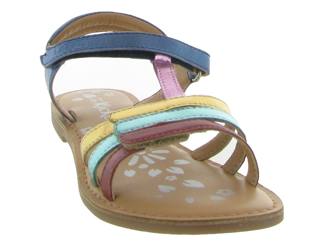 sandales et nu pieds -  - junior fille - Cuir - Bleu - Kickers5567904_3