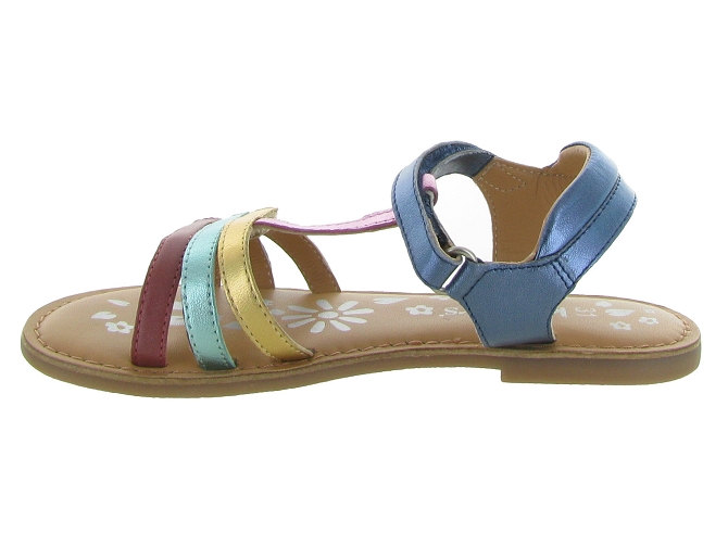 sandales et nu pieds -  - junior fille - Cuir - Bleu - Kickers5567904_4