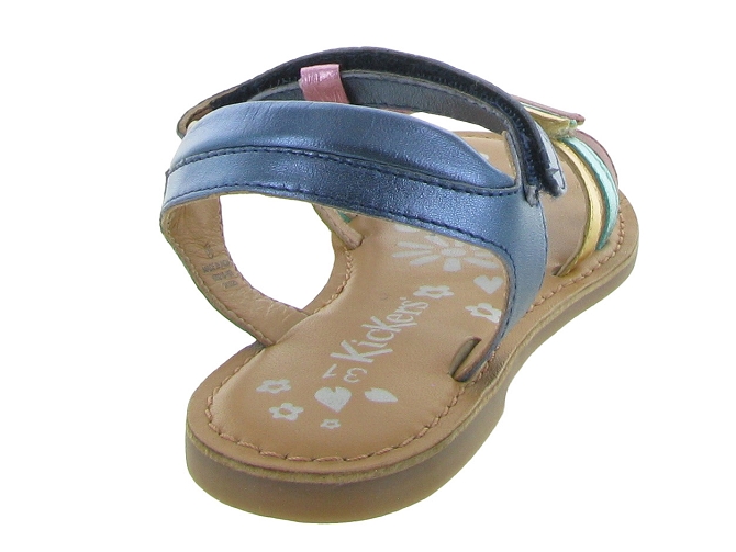 sandales et nu pieds -  - junior fille - Cuir - Bleu - Kickers5567904_5