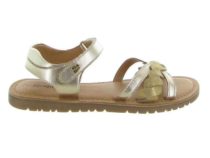 sandales et nu pieds -  - junior fille - Cuir - Beige - Kickers5568003_2