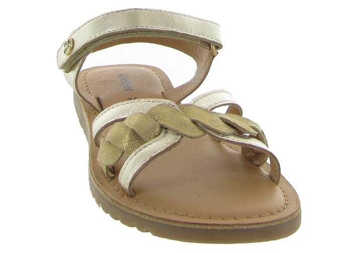 sandales et nu pieds -  - junior fille - Cuir - Beige - Kickers5568003_3