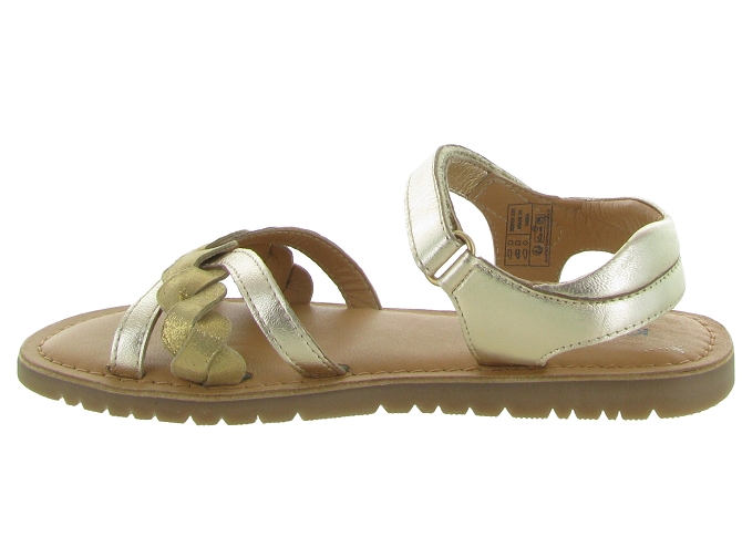 sandales et nu pieds -  - junior fille - Cuir - Beige - Kickers5568003_4