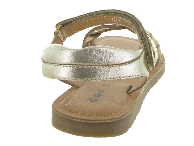 sandales et nu pieds -  - junior fille - Cuir - Beige - Kickers5568003_5