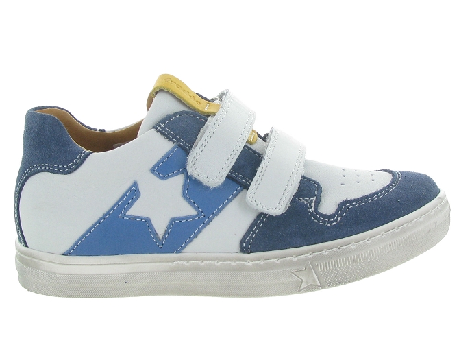 chaussures a scratch - Semelle souple - junior garcon - Cuir - Bleu - Froddo5573101_2