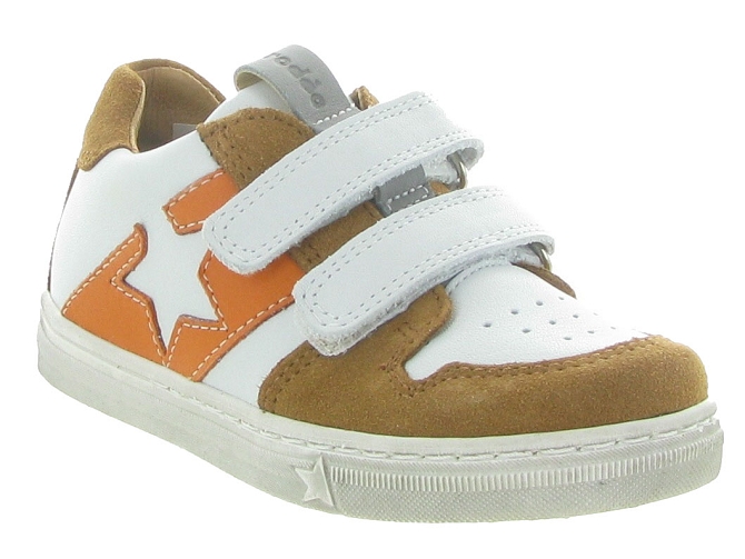 chaussures a scratch - Semelle souple - junior garcon - Cuir - Beige - Froddo