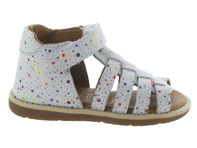 sandales et nu pieds -  - bebe fille - Cuir - Blanc - Bellamy5580001_2