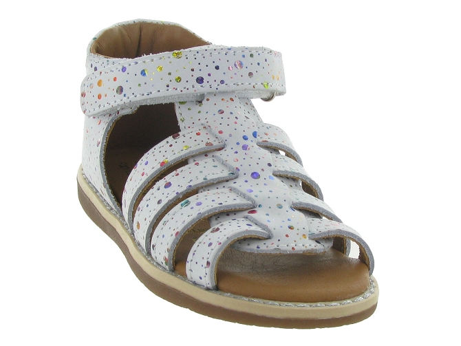 sandales et nu pieds -  - bebe fille - Cuir - Blanc - Bellamy5580001_3