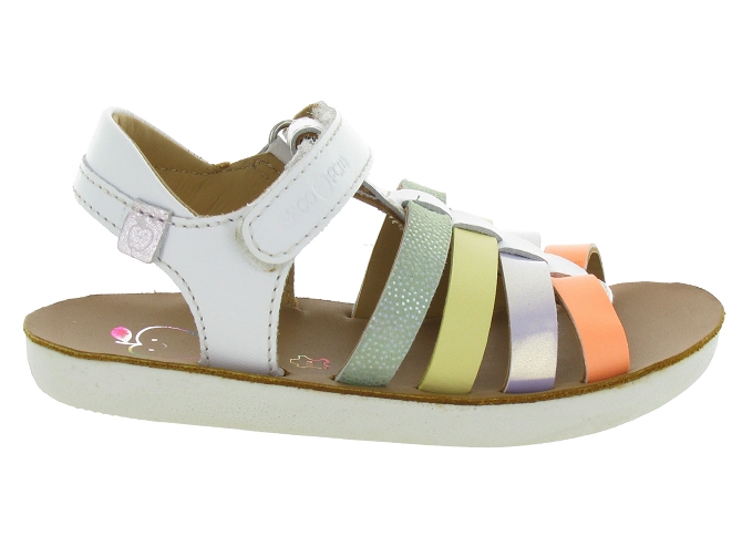 sandales et nu pieds -  - junior fille - Cuir - Multicolor - Shoo pom5583901_2