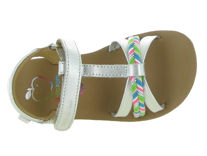 sandales et nu pieds -  - junior fille -  - Gris - Shoo pom5584004_3