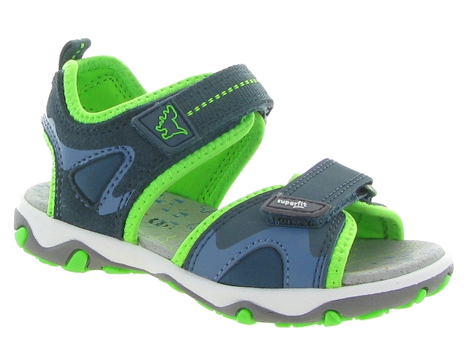 sandales et nu pieds -  - junior garcon - Toile Jean - Bleu - Superfit