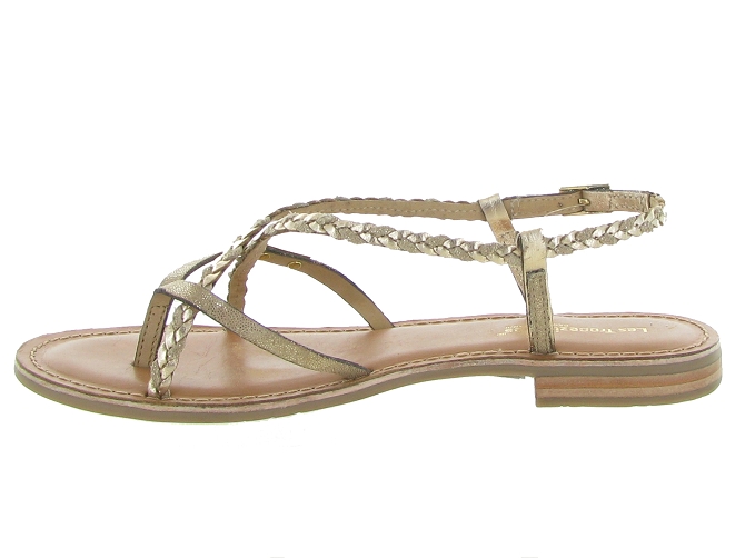 sandales et nu pieds - Casual - femme - Cuir - Camel - Les tropeziennes5589102_4