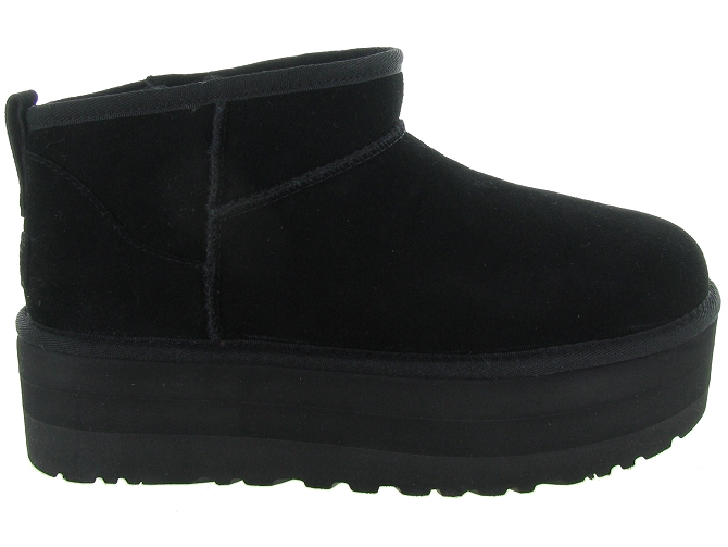 apres ski bottes fourrees - Bottine chaude - femme - Nubuck - Noir - Ugg australia5594703_2