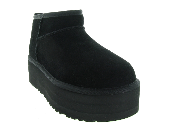 apres ski bottes fourrees - Bottine chaude - femme - Nubuck - Noir - Ugg australia5594703_3