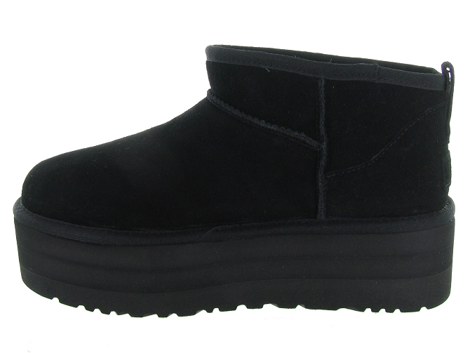 apres ski bottes fourrees - Bottine chaude - femme - Nubuck - Noir - Ugg australia5594703_4