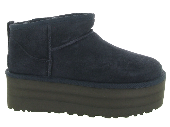 apres ski bottes fourrees - Bottine chaude - femme - Nubuck - Bleu - Ugg australia5594704_2