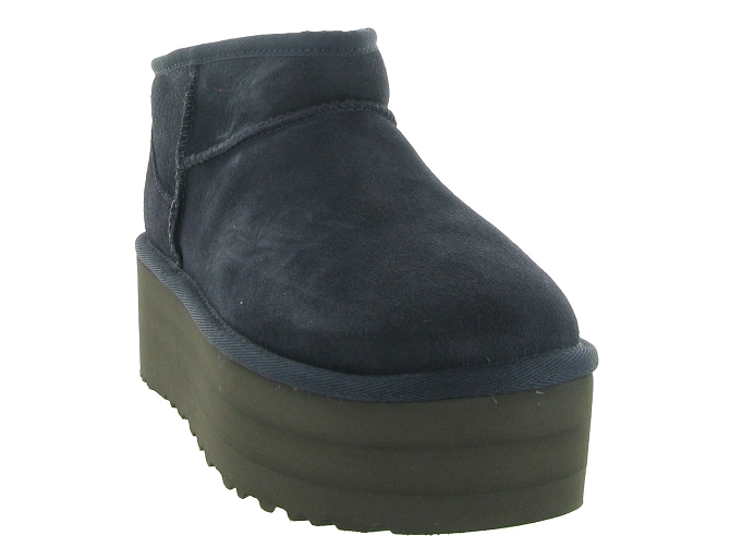 apres ski bottes fourrees - Bottine chaude - femme - Nubuck - Bleu - Ugg australia5594704_3