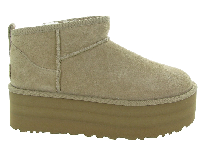 apres ski bottes fourrees - Bottine chaude - femme - Nubuck - Beige - Ugg australia5594706_2