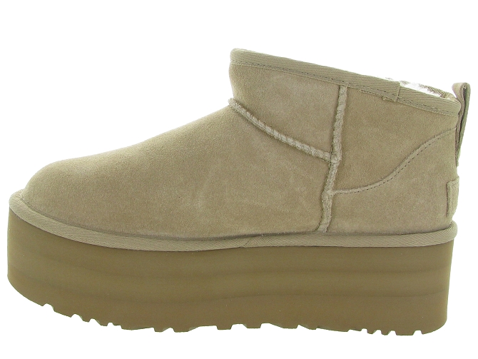 apres ski bottes fourrees - Bottine chaude - femme - Nubuck - Beige - Ugg australia5594706_4