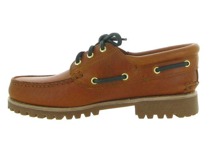 chaussures a lacets - Bateau - homme - Cuir - Marron - Timberland5596401_4