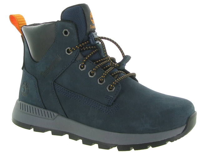 chaussures a scratch -  - junior garcon - Nubuck - Bleu - Timberland