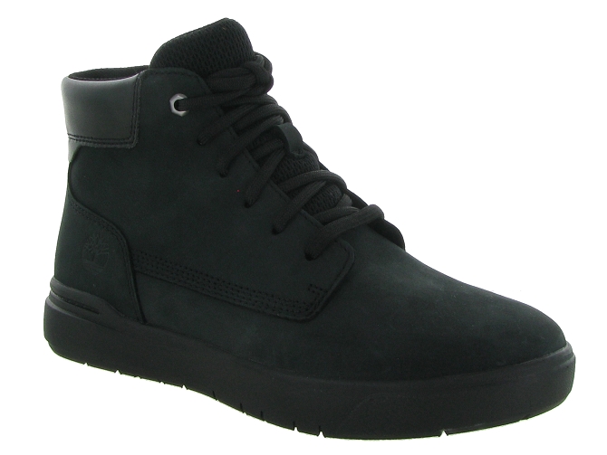 chaussures a lacets -  - junior garcon - Nubuck - Noir - Timberland