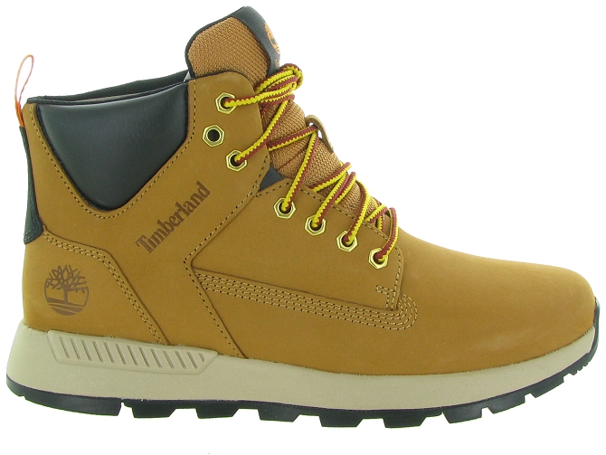 chaussures a scratch -  - junior garcon - Nubuck - Jaune - Timberland5600601_2