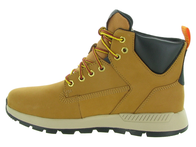 chaussures a scratch -  - junior garcon - Nubuck - Jaune - Timberland5600601_4