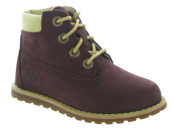 chaussures bebe du 18 au 27 -  - bebe mixte - Cuir - Rouge - Timberland