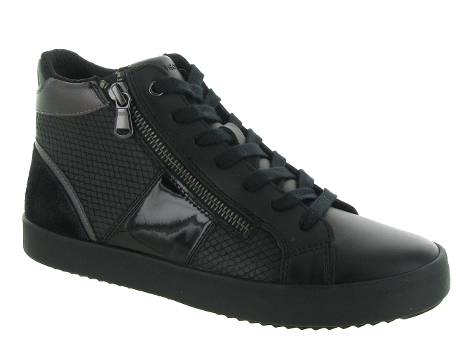 baskets et sneakers - Montante - femme - Synthétique - Noir - Geox