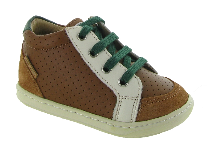 chaussures bebe du 18 au 27 -  - bebe garcon - Cuir - Marron - Shoo pom