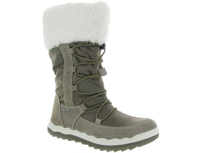 apres ski bottes fourrees -  - junior fille - Nubuck - Beige - Primigi