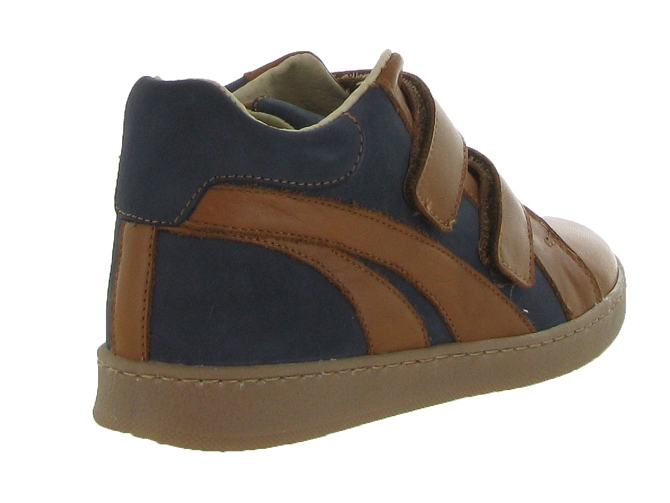 chaussures a scratch -  - junior garcon - Cuir - Marron - Golosinas5614501_5