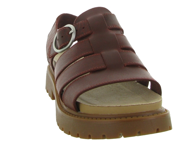 sandales et nu pieds - Confort - femme - Cuir - Marron - Timberland5624301_3