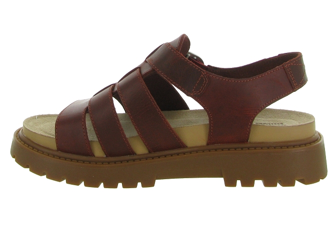 sandales et nu pieds - Confort - femme - Cuir - Marron - Timberland5624301_4