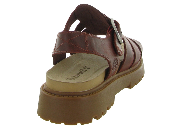 sandales et nu pieds - Confort - femme - Cuir - Marron - Timberland5624301_5