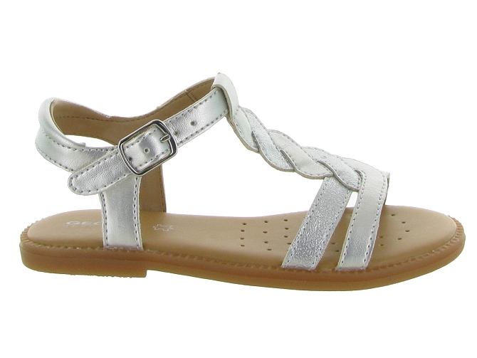 sandales et nu pieds -  - junior fille - Cuir - Argent - Geox5631401_2