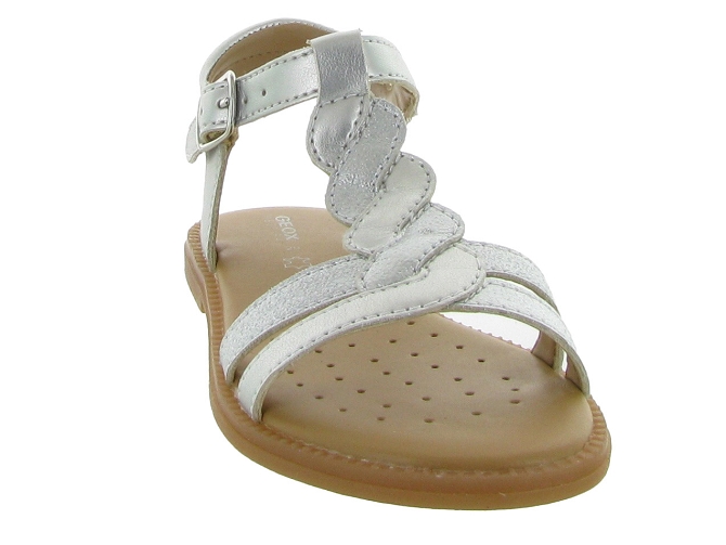 sandales et nu pieds -  - junior fille - Cuir - Argent - Geox5631401_3