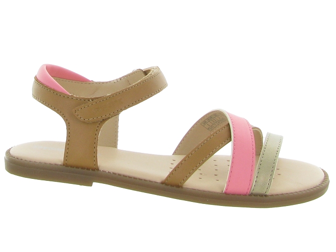 sandales et nu pieds -  - junior fille - Cuir - Rose - Geox5631501_2