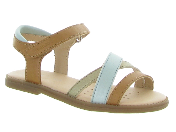 sandales et nu pieds -  - junior fille - Cuir - Bleu - Geox