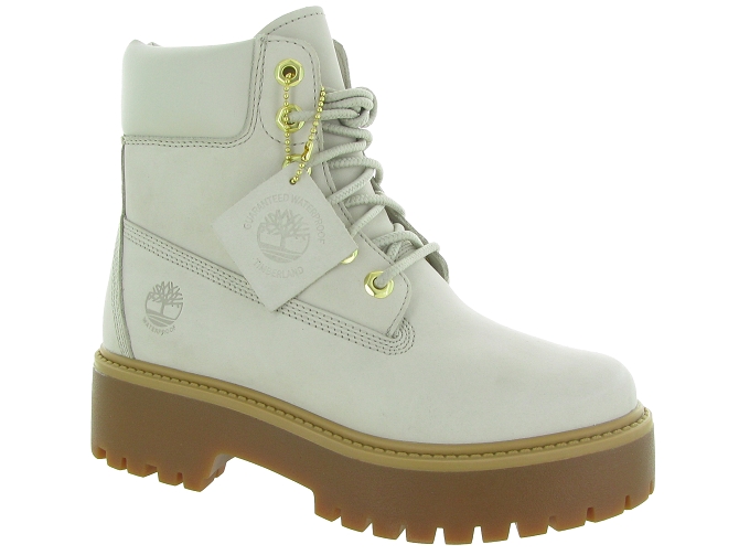 bottines et boots - Casual - femme - Nubuck - Blanc - Timberland