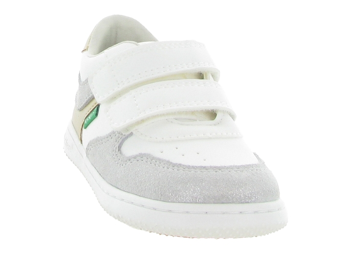 baskets et sneakers - Semelle souple - bebe fille - Cuir - Blanc - Kickers5635701_3