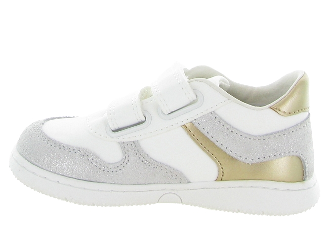 baskets et sneakers - Semelle souple - bebe fille - Cuir - Blanc - Kickers5635701_4