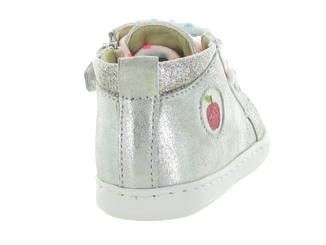 chaussures bebe du 18 au 27 -  - bebe fille - Cuir laminé - Argent - Shoo pom5637701_5