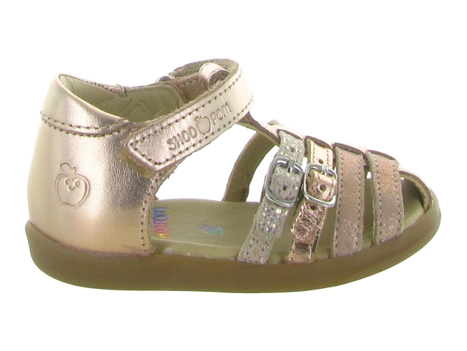 sandales et nu pieds -  - bebe fille - Cuir - Rose - Shoo pom5637902_2