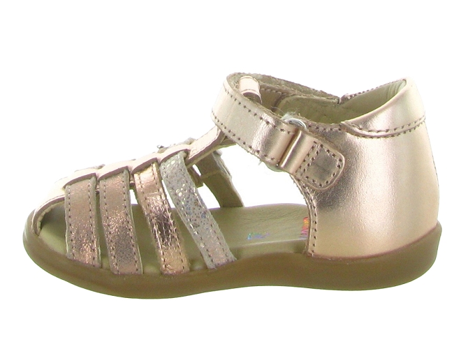 sandales et nu pieds -  - bebe fille - Cuir - Rose - Shoo pom5637902_4