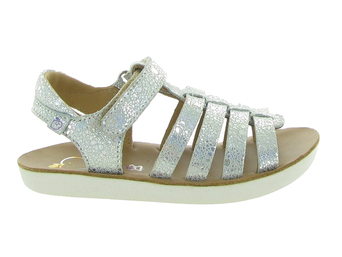 sandales et nu pieds -  - junior fille - Cuir - Gris - Shoo pom5638301_2