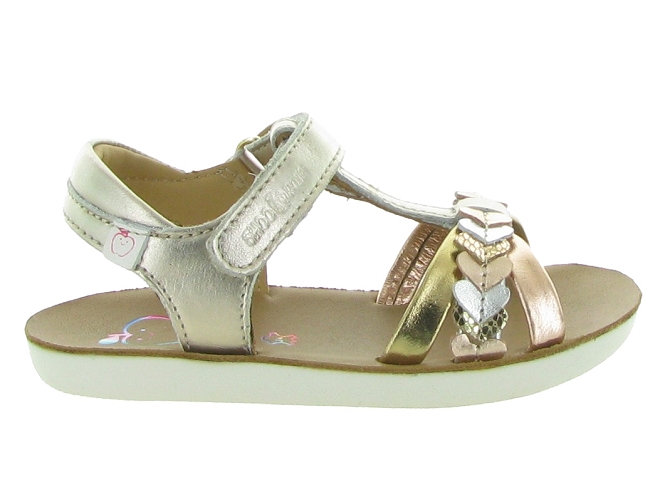 sandales et nu pieds -  - junior fille - Cuir - Beige - Shoo pom5638401_2